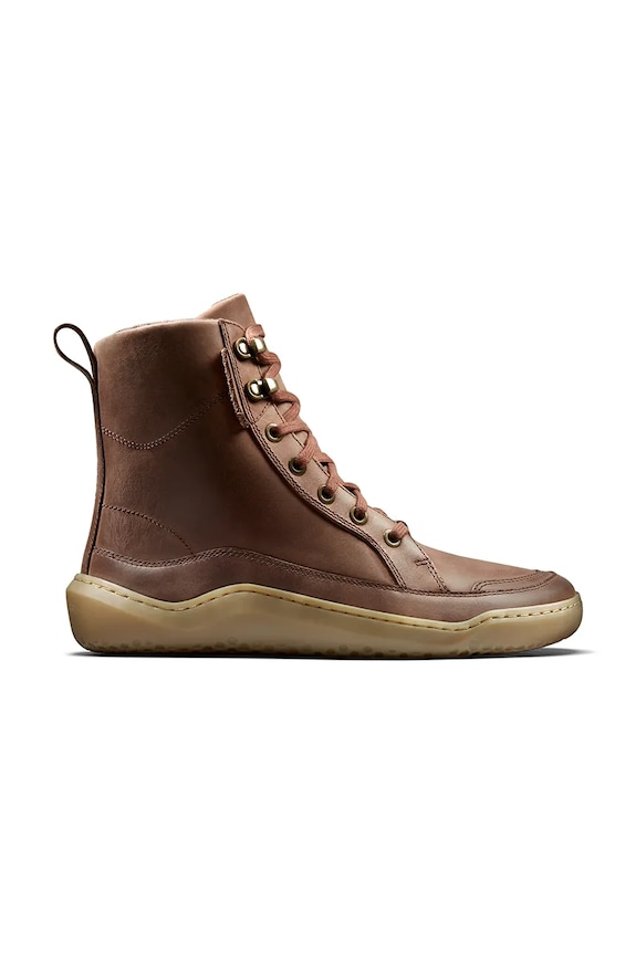 Kožené kotníkové boty Vivobarefoot GOBI BOOT WARMLINED nezateplené hnědá 209439