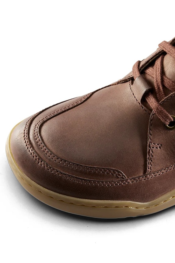 Kožené kotníkové boty Vivobarefoot GOBI BOOT WARMLINED 209439 hnědá