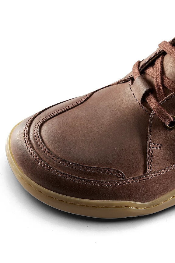 Kožené kotníkové boty Vivobarefoot GOBI BOOT WARMLINED 209439 hnědá