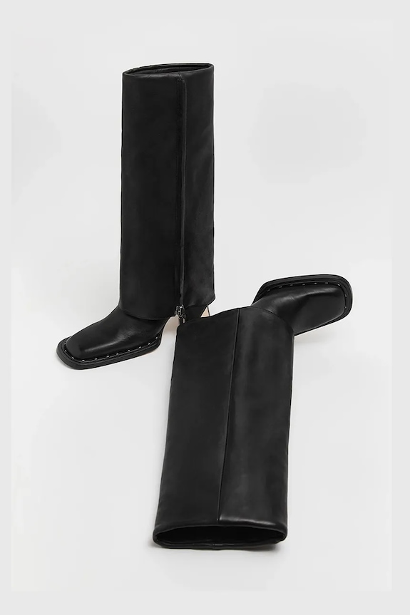 Кожаные сапоги Miista Bellamy MI.5586 чёрный AW24