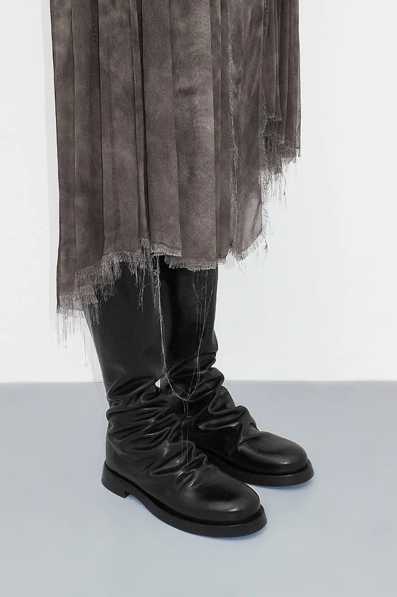 Miista stivali in pelle Ebba MI.5599 nero AW24