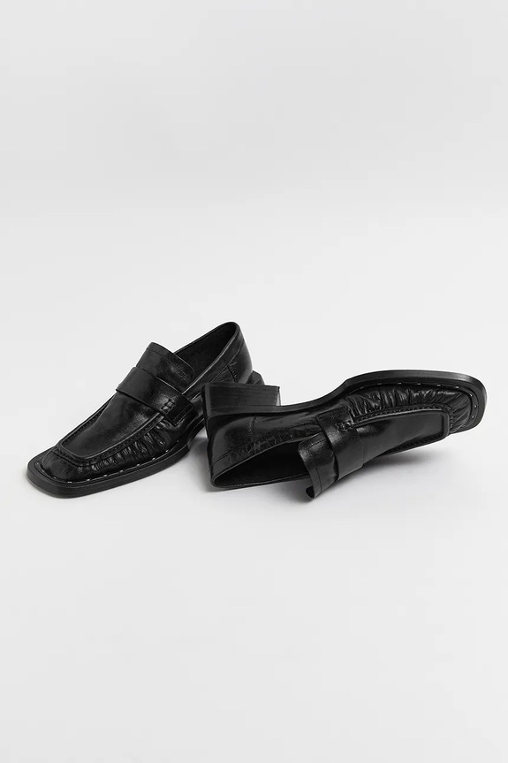 Kožne mokasinke Miista Airi MI.3990 crna SS26