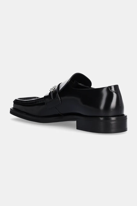 Obuwie Martine Rose mokasyny skórzane Square Toe Loafer 1026LP11001W czarny