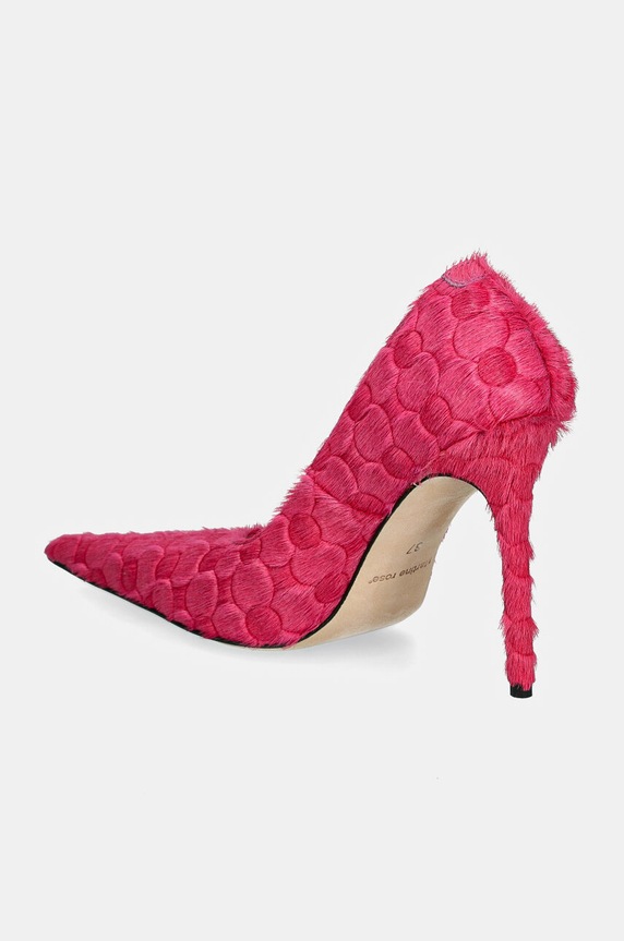 Shoes Martine Rose heels Extended Toe Stiletto Heel 1057LF04106 pink