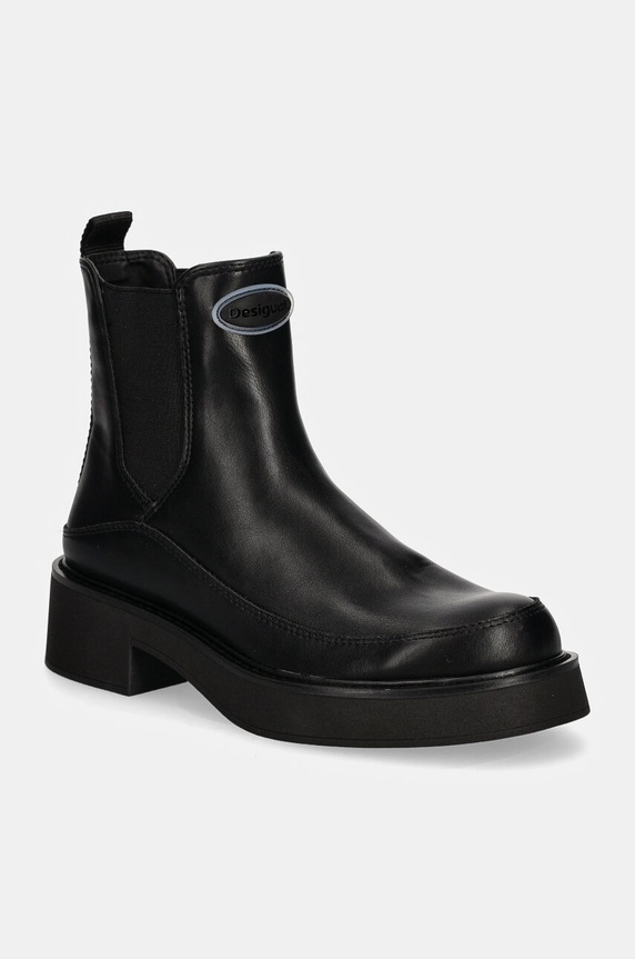 Desigual cizme LENA pana la 5 cm negru 24WSTP05.2000