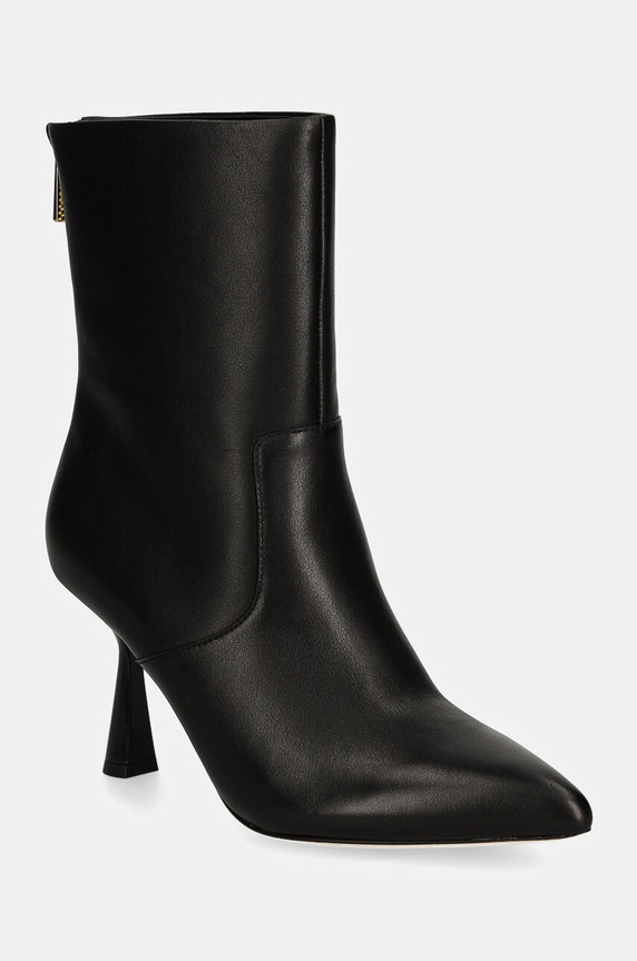 Marciano by Guess cizme de piele peste 8 cm negru 4YGZ15.7103A.JBLK
