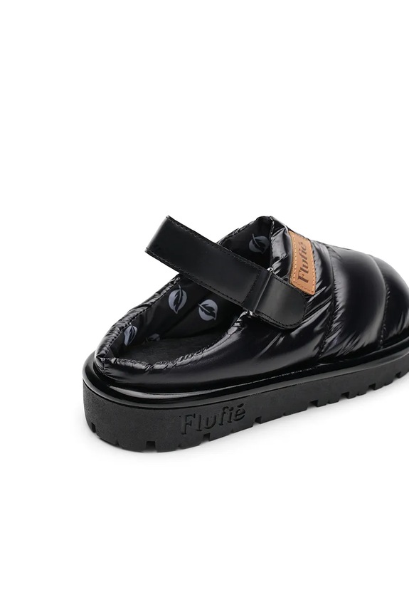 Încălțăminte Flufie papuci de casa Jet Black CLG5003.JET.BLACK negru