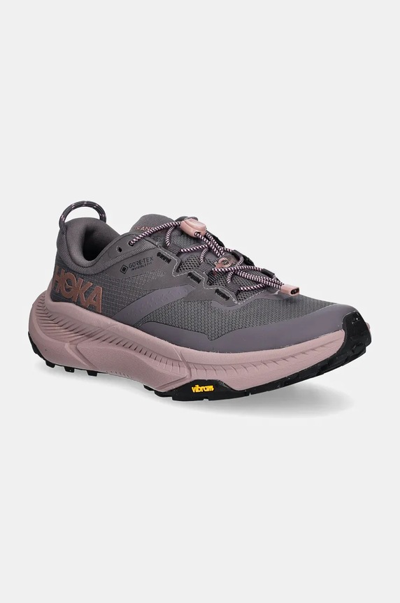 Hoka buty trekkingowe damskie Transport GTX syntetyczny fioletowy 1133958F