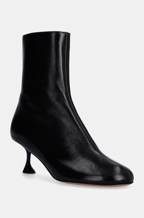 Proenza Schouler cizme de piele Tee Ankle 5-8 cm negru PS43232A.999