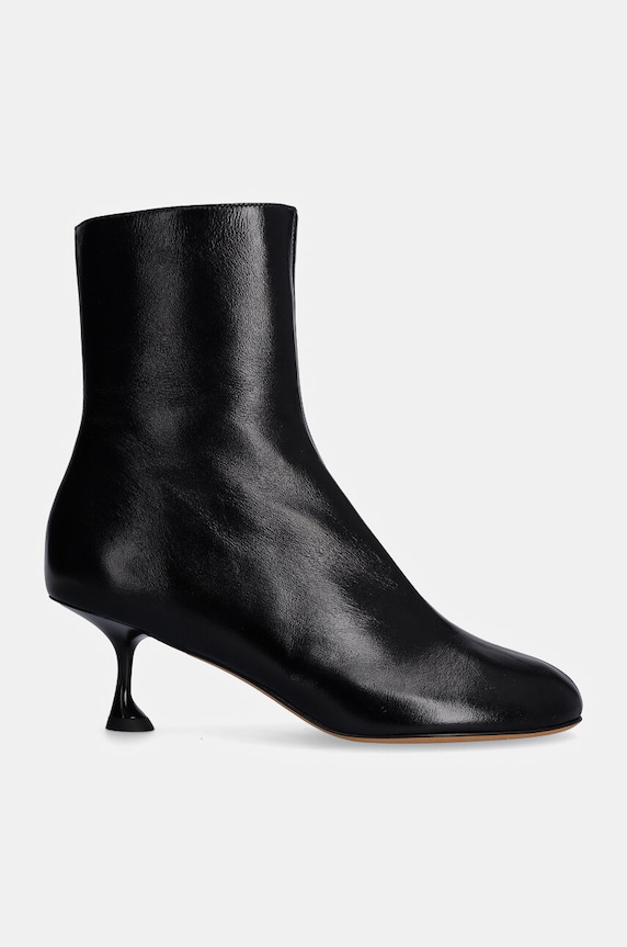 Proenza Schouler cizme de piele Tee Ankle PS43232A.999 negru AW24
