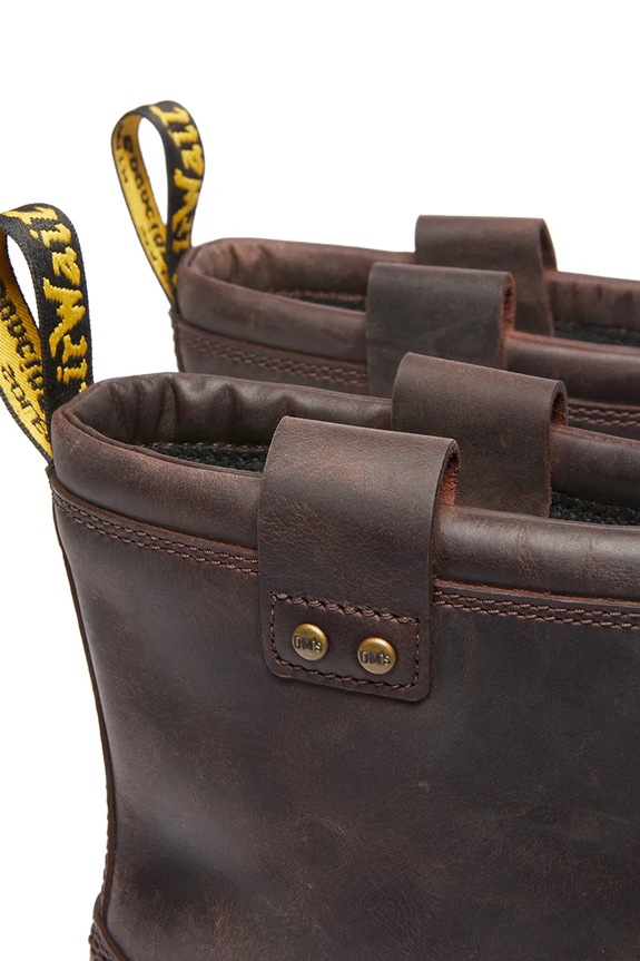 Boty Kožené kotníkové boty Dr. Martens Anistone Lo DM31880201 hnědá