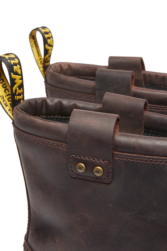 Boty Kožené kotníkové boty Dr. Martens Anistone Lo DM31880201 hnědá