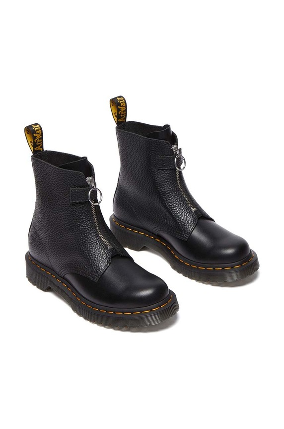 Шкіряні черевики Dr. Martens 1460 Pascal Frnt Zip DM32054001 чорний AW24