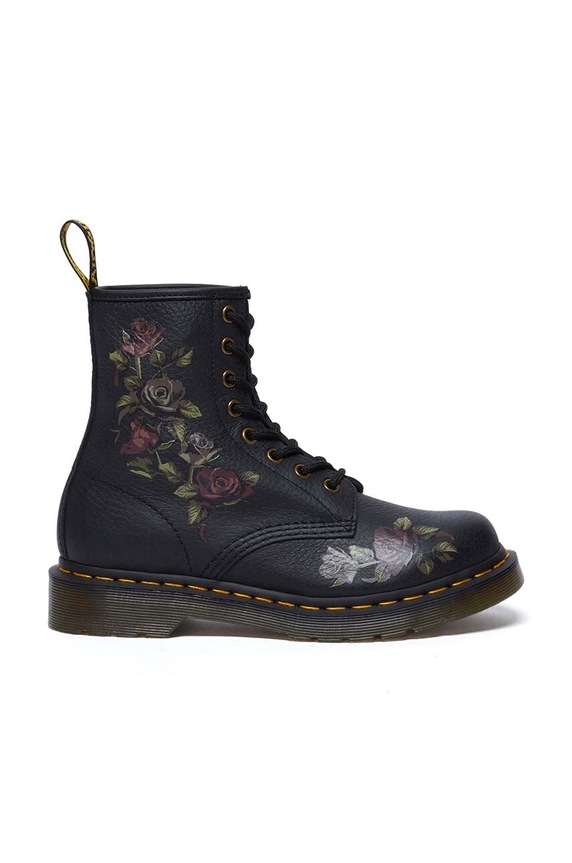 Кожени кубинки Dr. Martens 1460 гладка кожа черен DM32070001