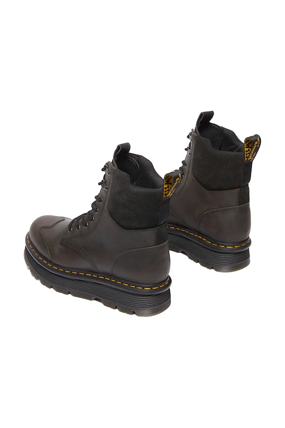 Kožne čizme Dr. Martens Zebzag 8 Tie DM32116733 smeđa