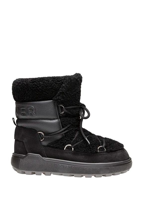 Bogner śniegowce CHAMONIX skóra zamszowa czarny 22446904