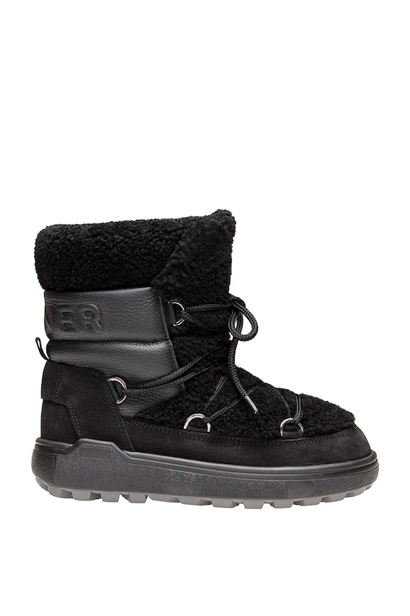 Bogner śniegowce CHAMONIX skóra zamszowa czarny 22446904