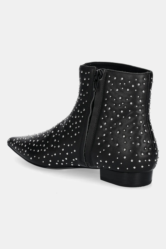 Obuv Kožené členkové topánky Stand Studio Pamela Boot 66338.7780 čierna