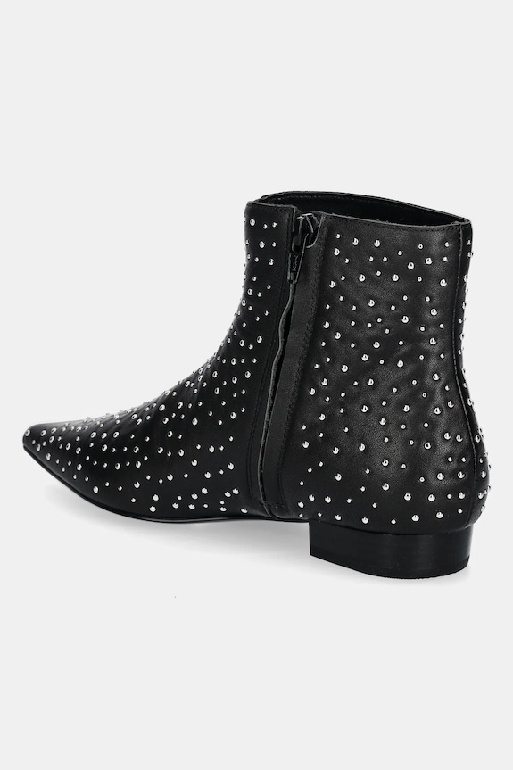Obuv Kožené členkové topánky Stand Studio Pamela Boot 66338.7780 čierna