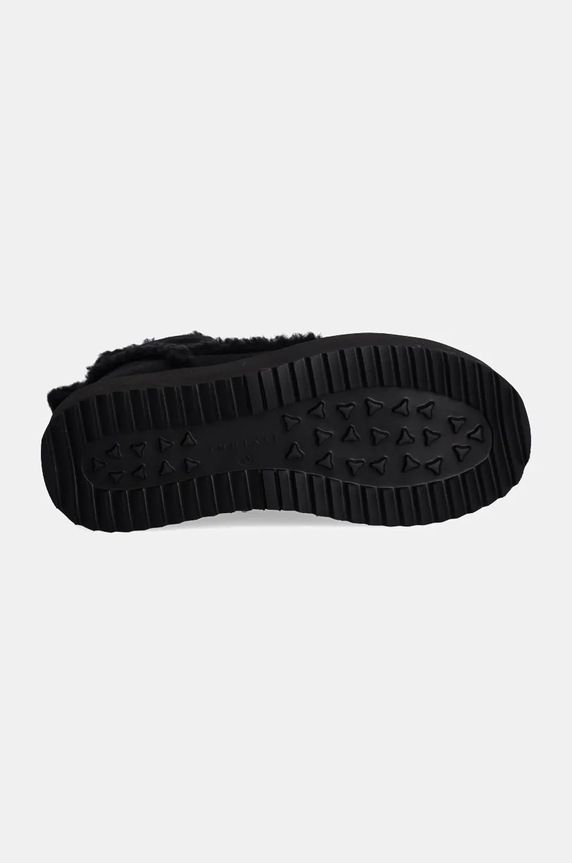 Inuikii stivali da neve in camoscio Inuikii X Coccinelle Classic Low Shearling 75204.150.Black nero