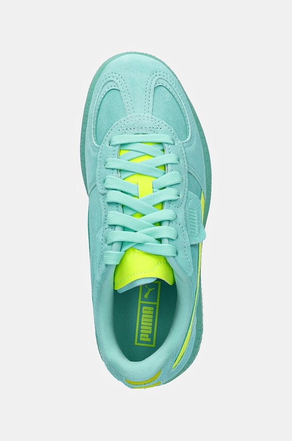 Puma sneakers din piele intoarsă Palermo Moda Xtra turcoaz 398534