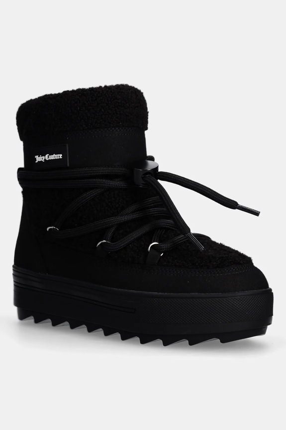 Juicy Couture cizme de iarna JUICY SNOW BOOT izolat negru JCFBTS224022