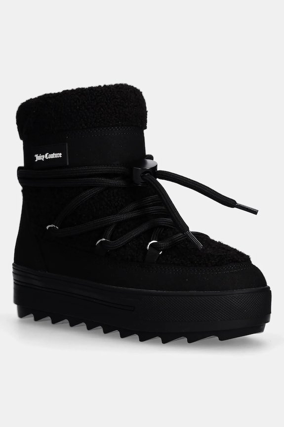 Juicy Couture cizme de iarna JUICY SNOW BOOT izolat negru JCFBTS224022