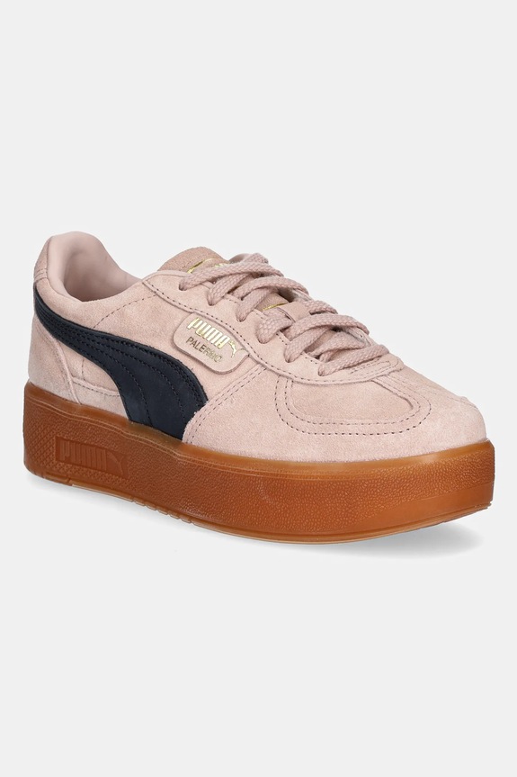 Puma sneakers in camoscio Palermo Elevata Wns flat rosa 399348