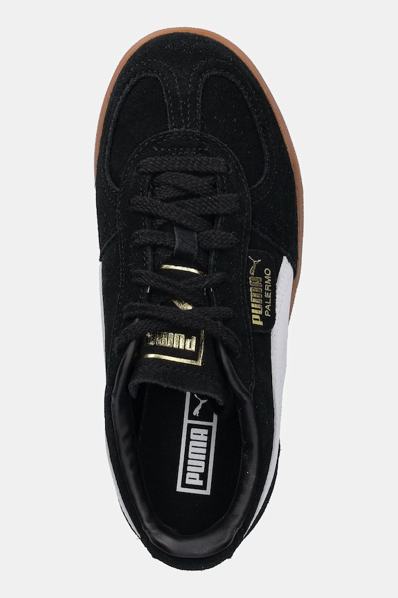 Puma sneakersy zamszowe Palermo Elevata Wns czarny 399348