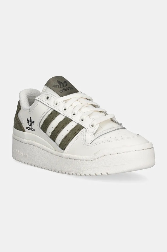 Tenisice adidas Originals Forum Bold imitacija zrnate kože bež IF9519