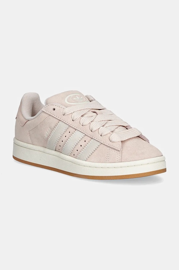 adidas Originals sneakers din piele intoarsă Campus 00s plată bej JI1983