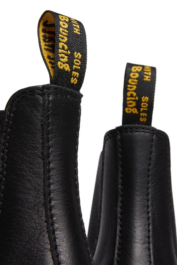 Δερμάτινες μπότες τσέλσι Dr. Martens 2976 καφέ DM30698001