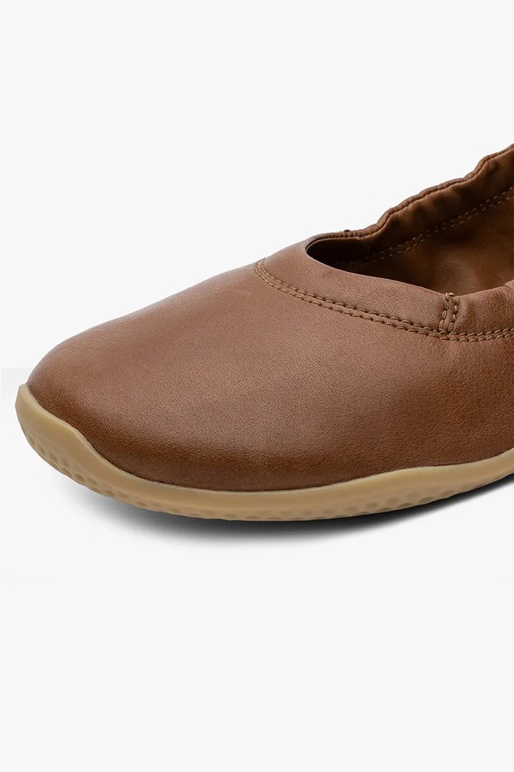 Kožené balerínky Vivobarefoot ASANA YIN 209453 hnedá