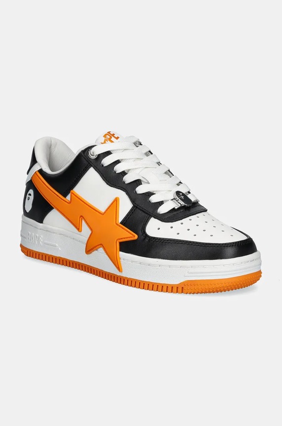 Кожаные кроссовки A Bathing Ape STA OS #2 L низкая чёрный 1K70291309