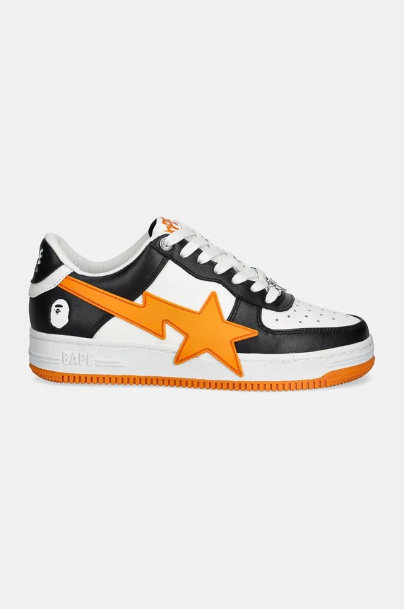 Кожаные кроссовки A Bathing Ape STA OS #2 L 1K70291309 чёрный AW24