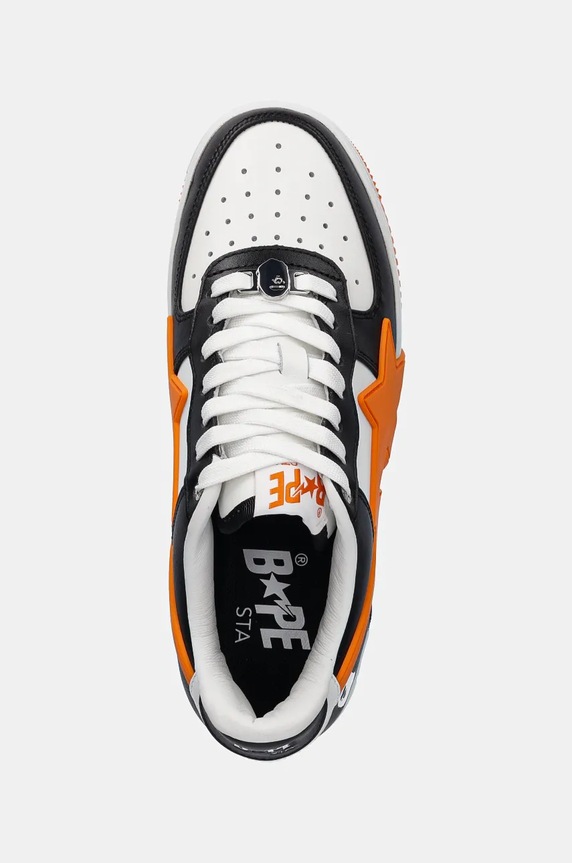Кожаные кроссовки A Bathing Ape STA OS #2 L чёрный 1K70291309