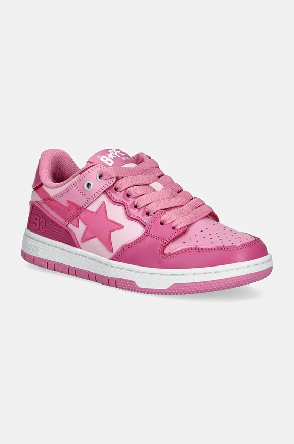 A Bathing Ape sneakers SK8 STA #51 L low pink 1K80291351