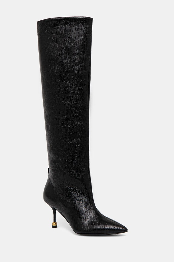 Kožne čizme Vanda Novak Kaja Kaja.Shark.Black crna AW24