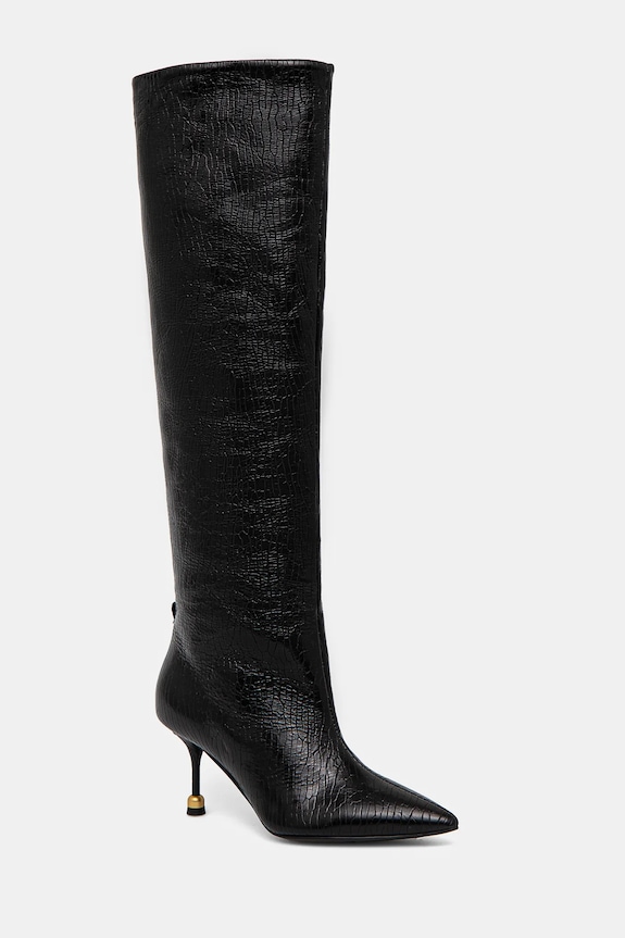 Kožne čizme Vanda Novak Kaja Kaja.Shark.Black crna AW24