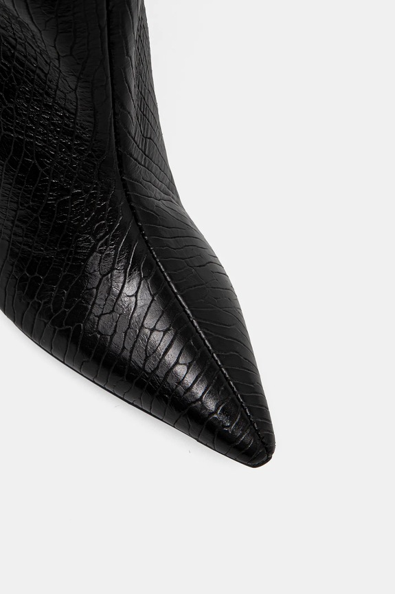 Kožne čizme Vanda Novak Kaja crna Kaja.Shark.Black