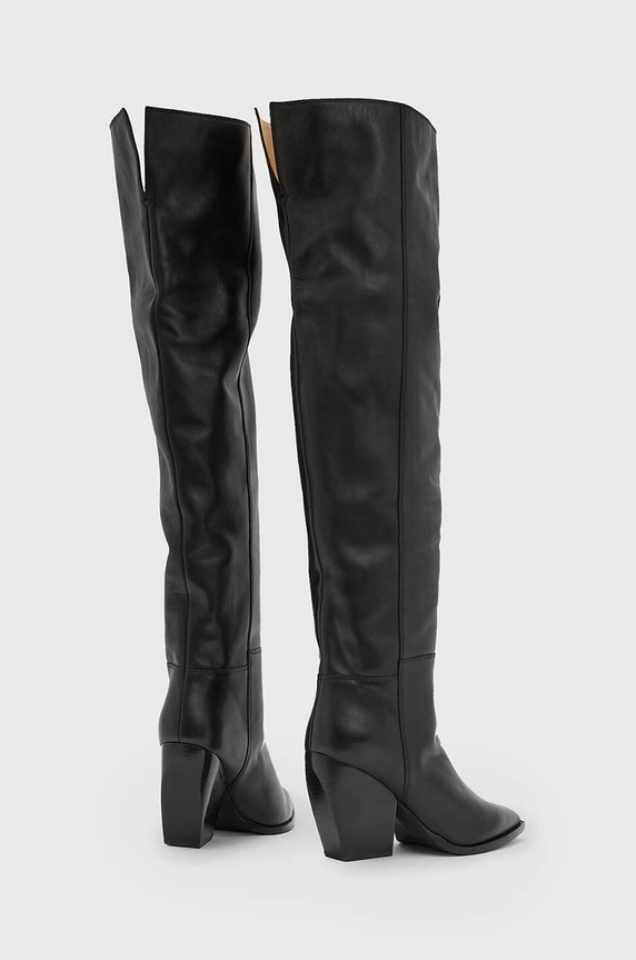 Δερμάτινες μπότες AllSaints Reina Boot W096FB