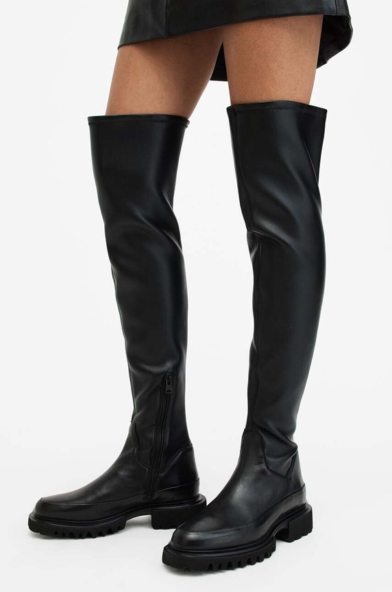 AllSaints kozaki skórzane Leona Boot W097FB
