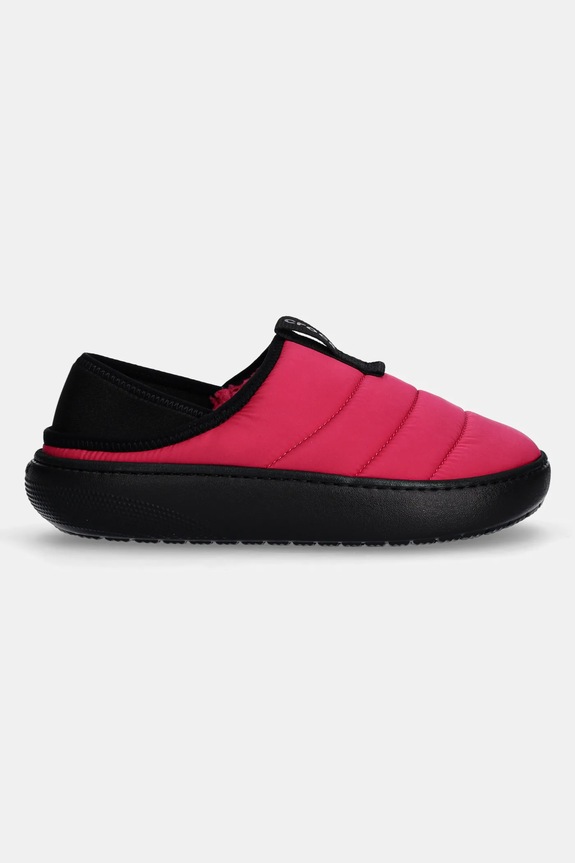 Crocs kapcie Classic Puff Moc 210706.6ZT różowy AW24