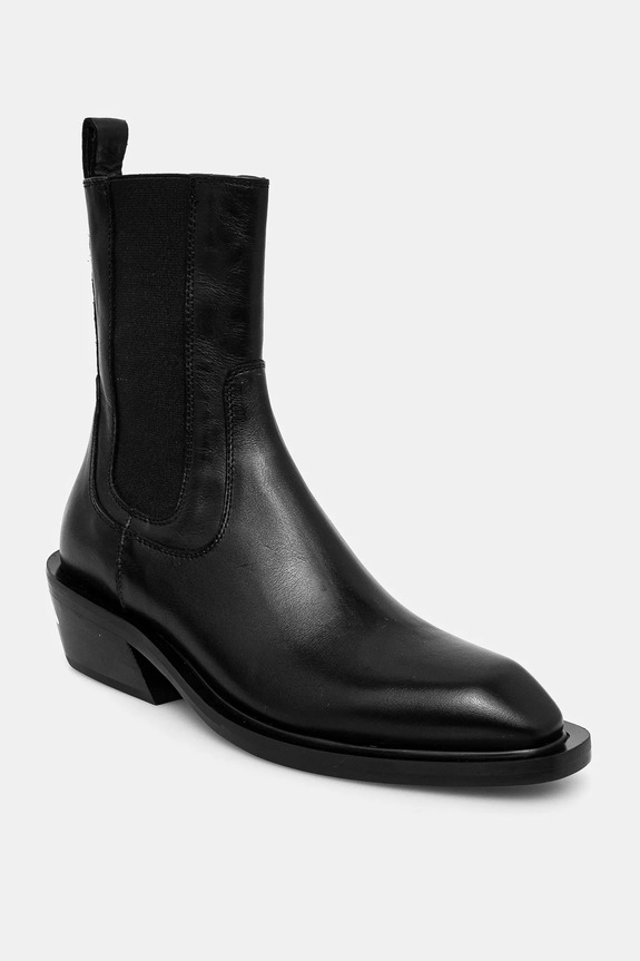 Δερμάτινες μπότες τσέλσι Fiorucci 5-8 cm μαύρο W01FMASH162LE03.BK01