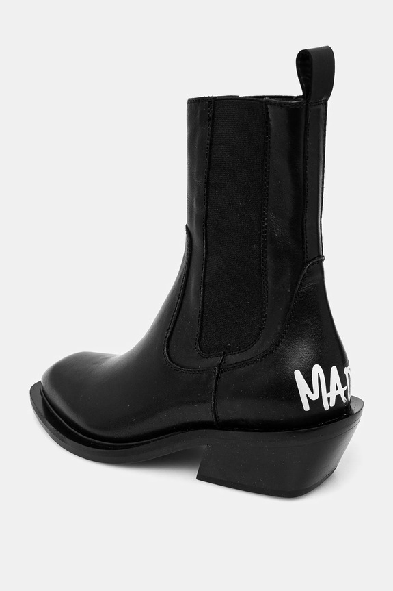 Παπούτσια Δερμάτινες μπότες τσέλσι Fiorucci W01FMASH162LE03.BK01 μαύρο