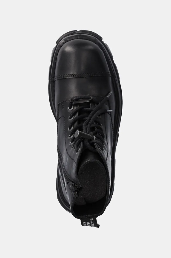 New Rock bocanci de piele Nomada Negro + Tower Negro Lateral E-14 negru M.NEWMILI083.S21