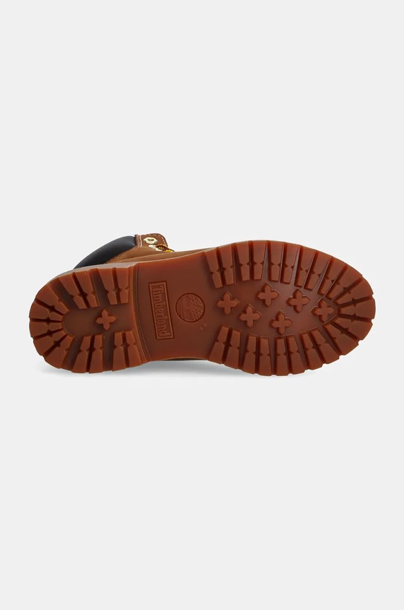 Nubukové workery Timberland PREMIUM 6 INCH BOOT TB1103602141 hnědá
