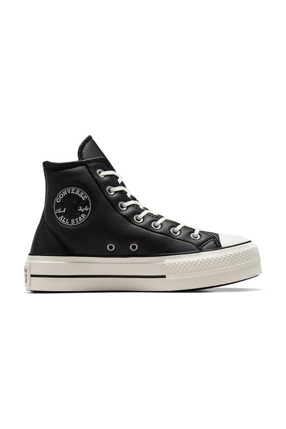 Converse sportcipő Chuck Taylor All Star Lift platformos fekete A11160C