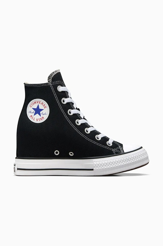 Converse scarpe da ginnastica Chuck Taylor All Star Wedge a cuneo nero A11909C