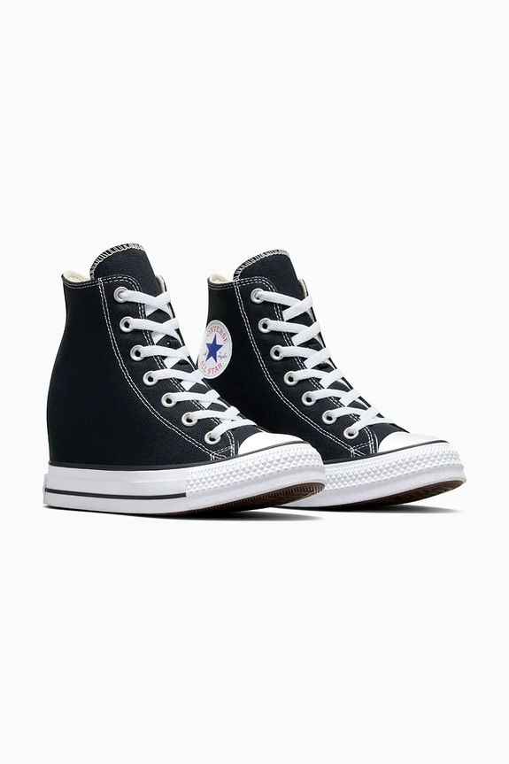 Converse scarpe da ginnastica Chuck Taylor All Star Wedge A11909C nero SS25